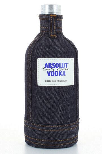 Absolut Denim Edition A Loren Cronk Collaboration Limited Edition Vodka