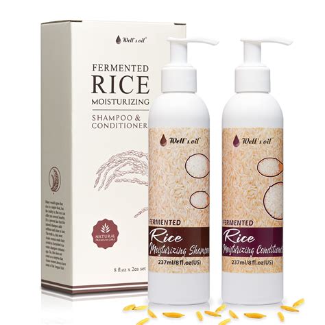 Fermented Rice Water Shampoo & Conditioner – Well's Oil® Group