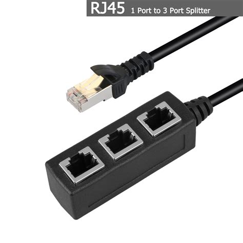 Cables Rj45 Ethernet Cable Splitter Network Adapterethernet Splitter 1