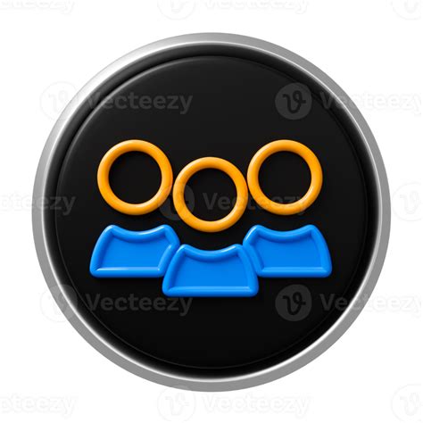 Team Work 3d Illustration Icon 48400709 Png