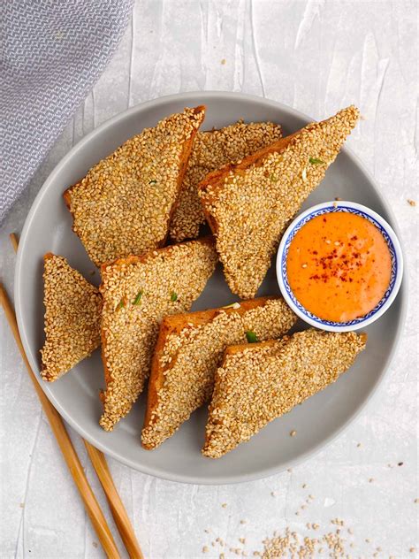 Sesame Prawn Toast Khins Kitchen Easy Crispy Prawn Toast Recipe