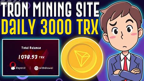 The Latest Tron Trx Cloud Mining Site In 2023 Trx New Website Today