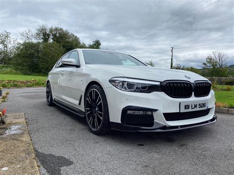 BMW G30 Msport Front Lip - Matt/Gloss/Carbon Effect Finishes | MCG Autostyling