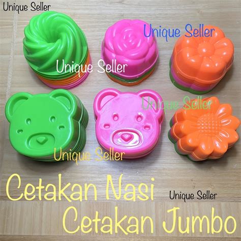 Jual Pcs Cetakan Nasi Bento Panda Mawar Sakura Matahari Twister