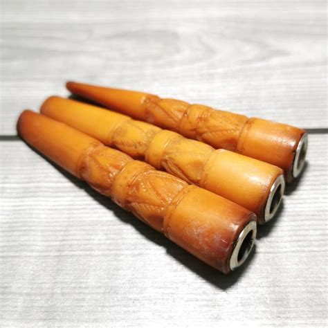 Jual Pipa Rokok Tulang Sapi Ukir Dengan Ring Rasa Gurih Dan Nikmat