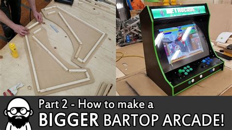 How To Make A Diy Bigger Bartop Arcade Part Raspberry Pi You