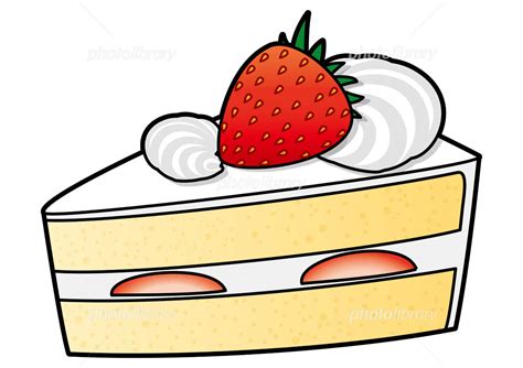 イチゴのショートケーキ イラスト素材 607507 フォトライブラリー Photolibrary