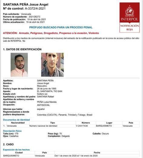 Niño Guerrero” Y El Santanita” En La Lista De Delincuentes Más