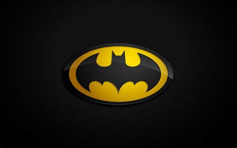 Batman Logo Black And White Desktop Wallpaper