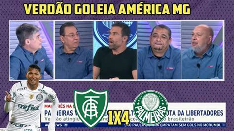 Palmeiras Goleia O América Mg E Vence A Segunda Seguida No Brasileirão Youtube