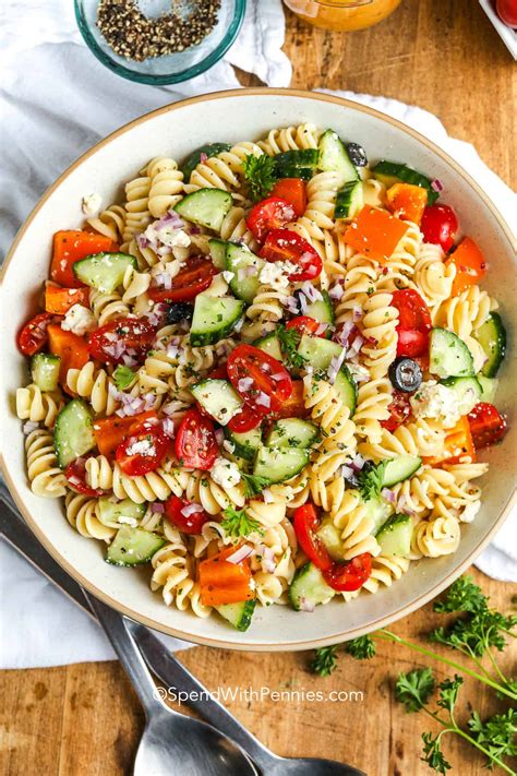 Easy Pasta Salad Recipe – Spending on a budget – Karinokada