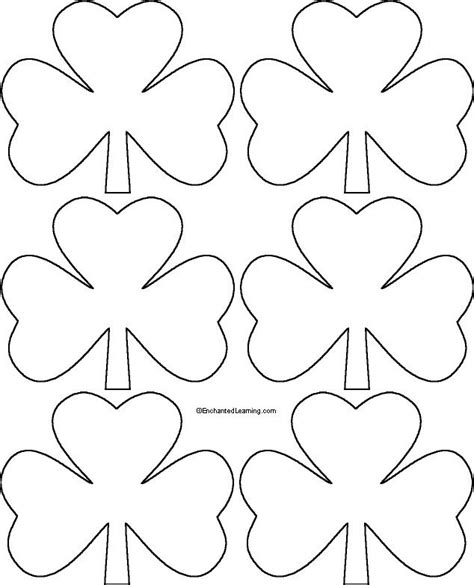 Shamrock Printable Template