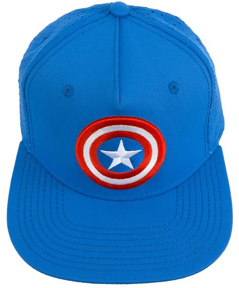 Marvel Captain America Logo Snapback Cap Hat - Loot Crate Exclusive - New