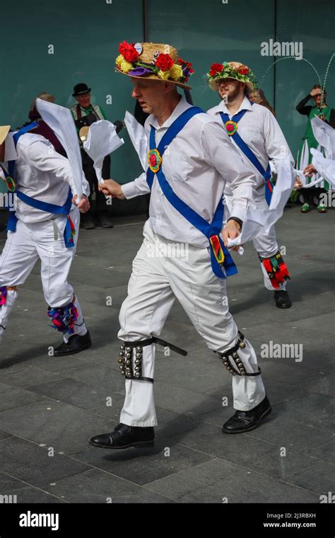 Morris Dancers, Street Performers, performing traditional Morris Dances ...