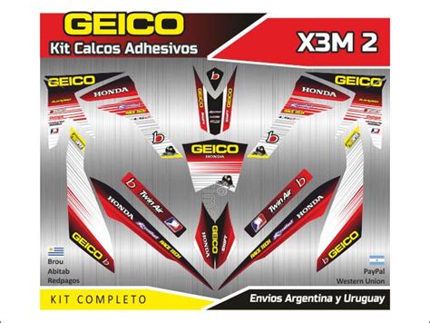 Calcos X3M Kit Racing Completos Motomel Pittbull Uruguay