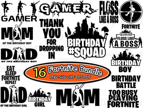 Fortnite Svg Bundle Best Quality Design Bundle