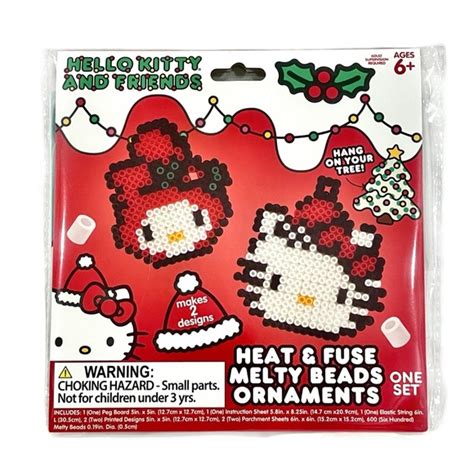 Sanrio Toys Sanrio Hello Kitty Friends My Melody Heat Fuse 3d Melty Beads Ornament Kit