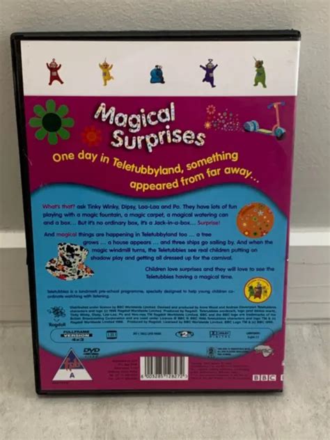 Teletubbies Magical Surprises Kids Pal Dvd Region 2 Rarest Teletubbies