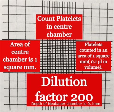 Manual Platelet Count Calculation