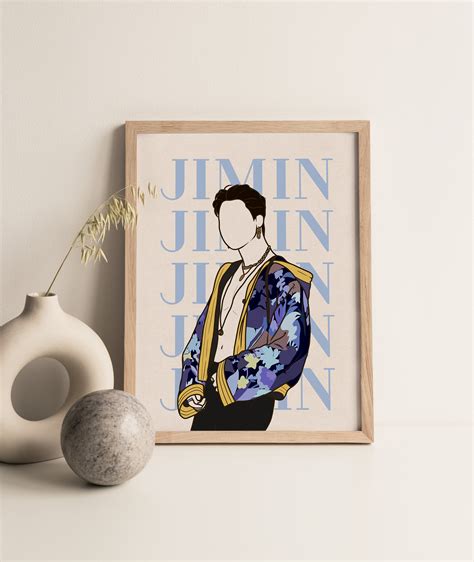 Bts Jimin Jimin Poster Bts Jimin Poster Bts Room Decor Bts Etsy