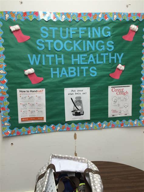 School Nurse Christmas Board Staff Bulletin Boards Nurse Bulletin Board Health Bulletin Boards