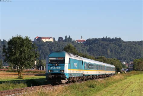 223 062 mit dem ALX84086 München Hbf Lindau Hbf bei Unterzeil 8 8 16