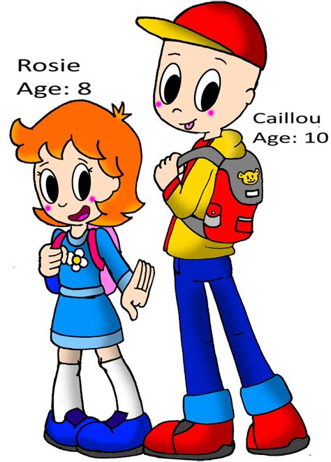 Pbs Caillou And Rosie 6 Years Older By Frostthehobidon On Deviantart