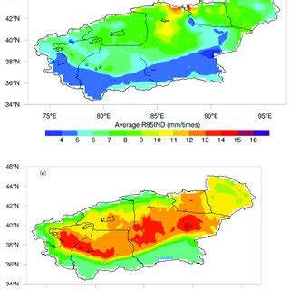 Spatial Distribution Of Summer Precipitation And Each Extreme