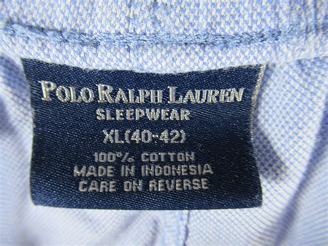 Polo Ralph Lauren Pajama Pants Men Xl Blue Gem