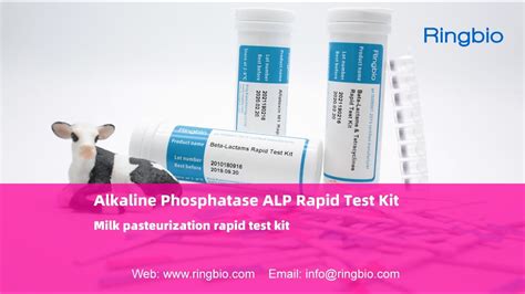 Ringbio Alkaline Phosphatase Rapid Test Strip Milk Pasteurization