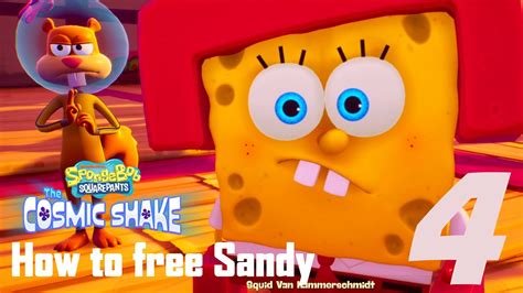 Spongebob Squarepants The Cosmic Shake How To Defeat And Free Sandy