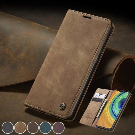 Coque À Rabat Magnétique En Cuir Étui Portefeuille Pour Xiaomi Mi 10 T