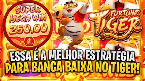 FORTUNE TIGER MELHOR ESTRATÉGIA E DICAS DE BANCA BAIXA YouTube