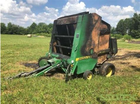 John Deere 566 Round Hay Baler 1997 Salvex