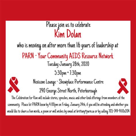 Honouring Kim Dolan Ontario Aids Network