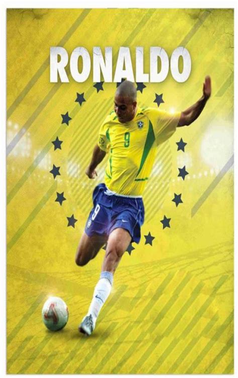 Ronaldo Nazario Footballer Flex Poster For Room M7 Photographic Paper