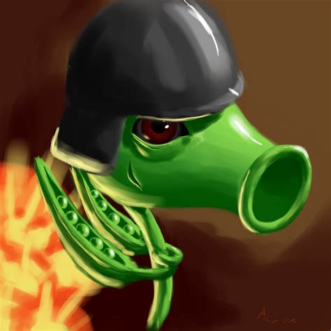 Peashooter new by Bantirat on DeviantArt