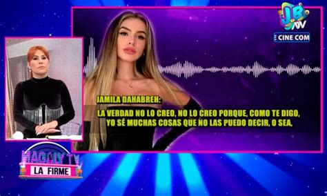 Jamila Dahabreh Cuadra A Sofía Franco Que Baje La Guardia Atv