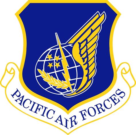 Pacific Air Forces Pacaf Shield Color