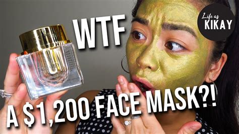 24k Gold Face Mask Kedma Cosmetics Review And Demo Youtube