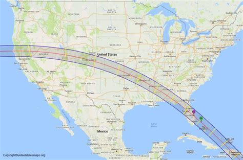 US Eclipse Map | United States Eclipse Map [USA]