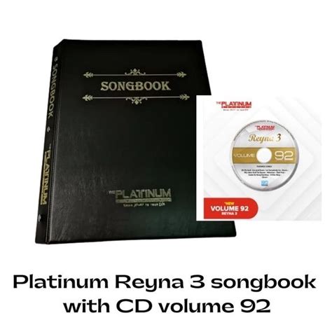 Ships Immediately Platinum Reyna 3 Songbook With CD Volume 92 Lazada PH