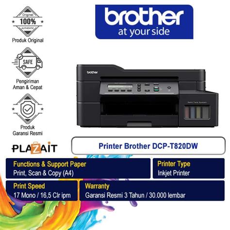 Jual Printer Brother Dcp T Dw Wireless Print Copy Scan Adf Di Seller