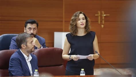 Ayuso Anuncia Que Madrid Duplicar Hasta Los Millones De Euros El