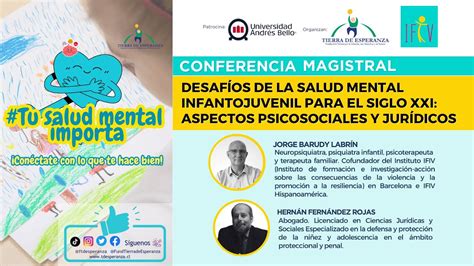 Conferencia Magistral Desafios De La Salud Mental Infantojuvenil Para El Siglo Xxi Youtube