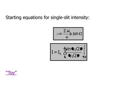 Ppt Single Slit Diffraction Powerpoint Presentation Free Download Id9337598