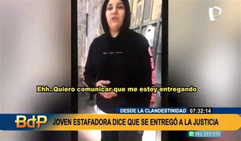 Pamela Cabanillas dice que se entregó a la