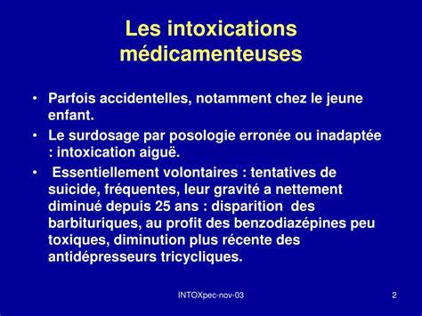 PPT Prise en charge des intoxications aiguës PowerPoint Presentation