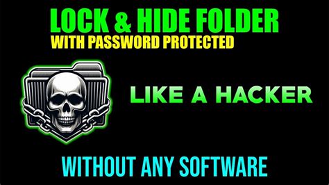 Cara Hacker Mengunci Folder Tanpa Software Cara Mengunci Folder