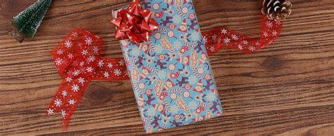 Amazon Aimyoo Blue Kraft Christmas Wrapping Paper Jumbo Roll